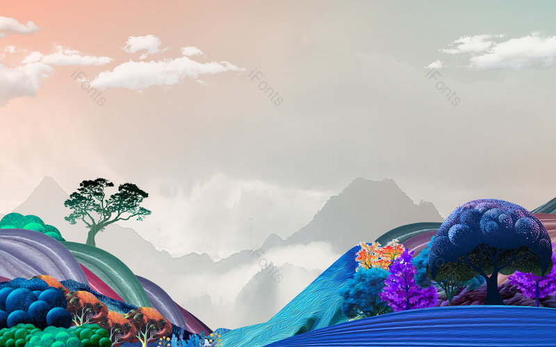 中国古风意境山水风景装饰背景设计,插画/手绘图,插画/手绘图库,插画/手绘图下载,插画/手绘